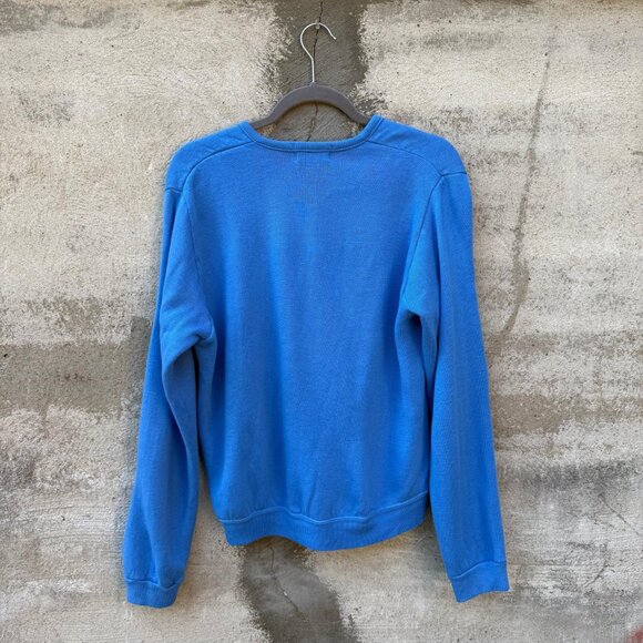 60's Vintage V Neck Flock Louisiana Tech Sweatshirt - Picture 6 of 7